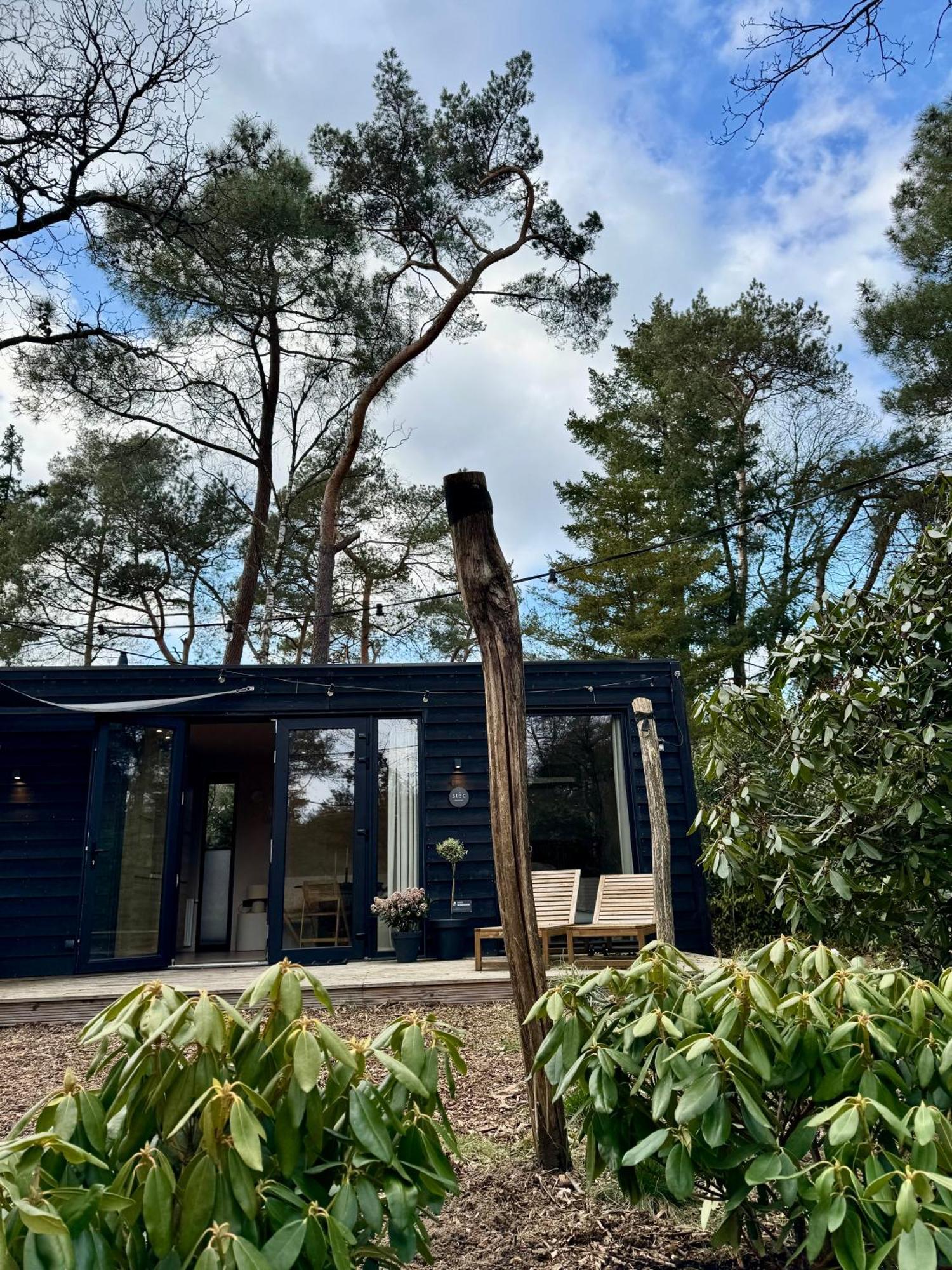 Luxe Tiny House Stec Midden Op De Veluwe In Nunspeet Villa Eksteriør bilde