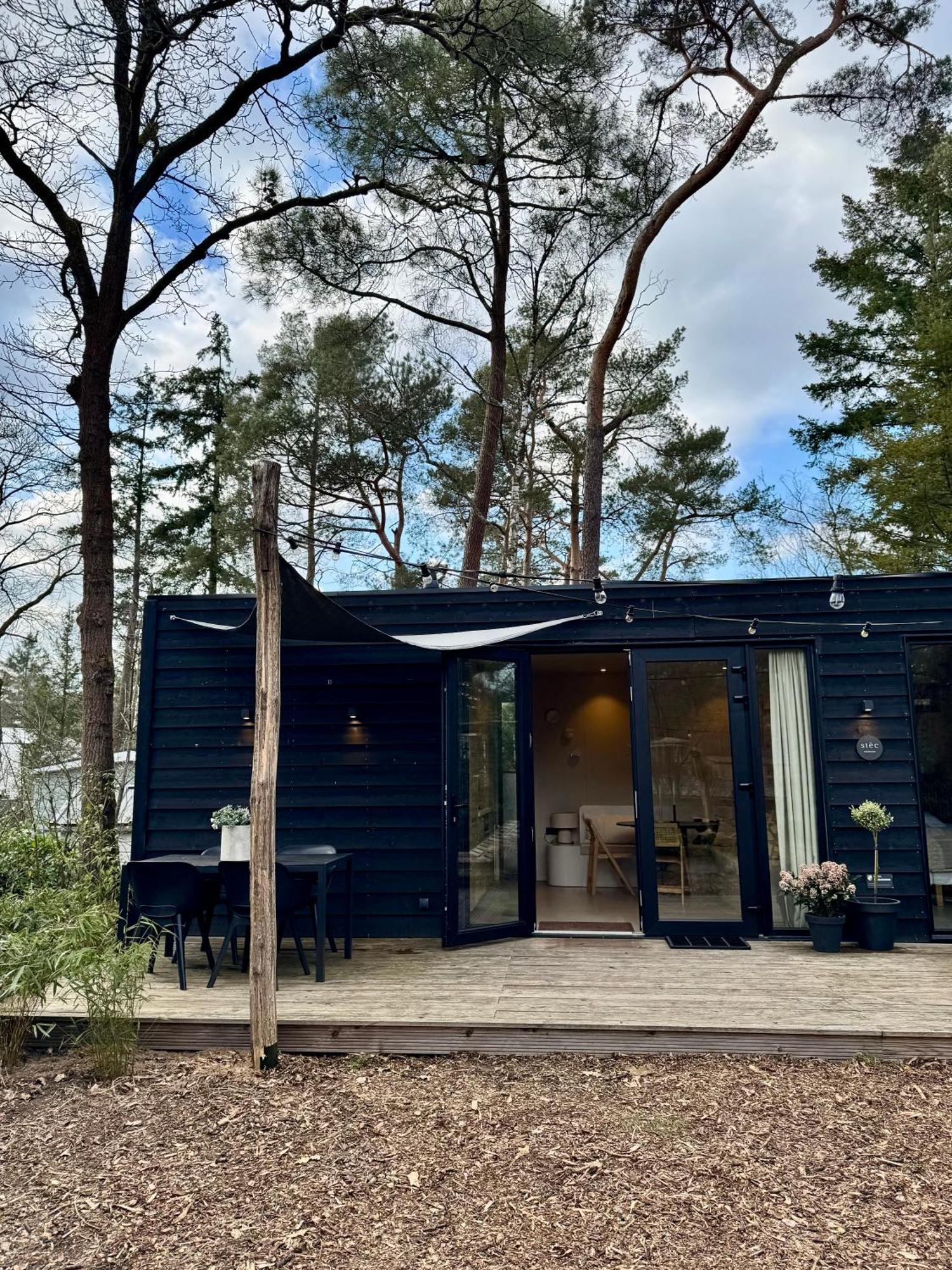 Luxe Tiny House Stec Midden Op De Veluwe In Nunspeet Villa Eksteriør bilde